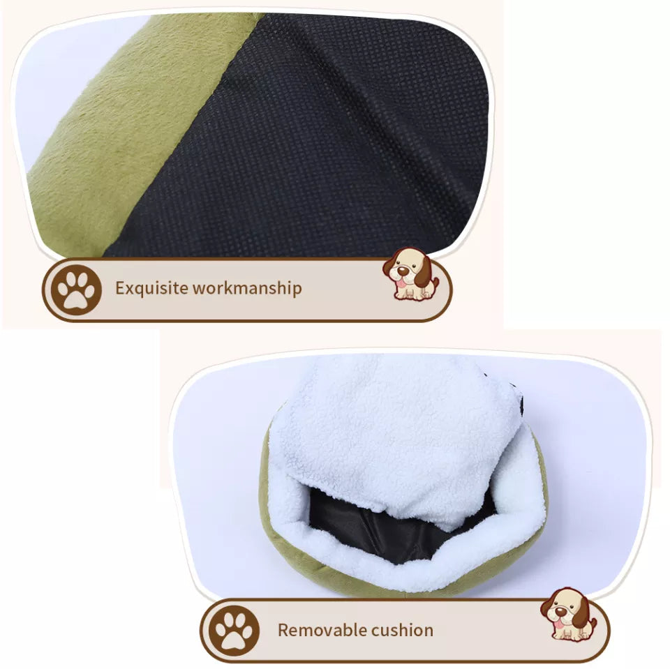 Pet Dog Bed House Warm Plush Dog Cushion Soft Puppy Kennel Sofa Washable Sleeping Nest Pet Bed Mats for Small Dogs Pet Products