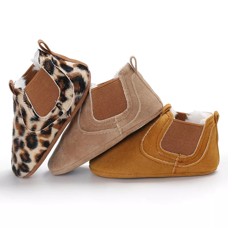 Leopard Print Kids Sneakers