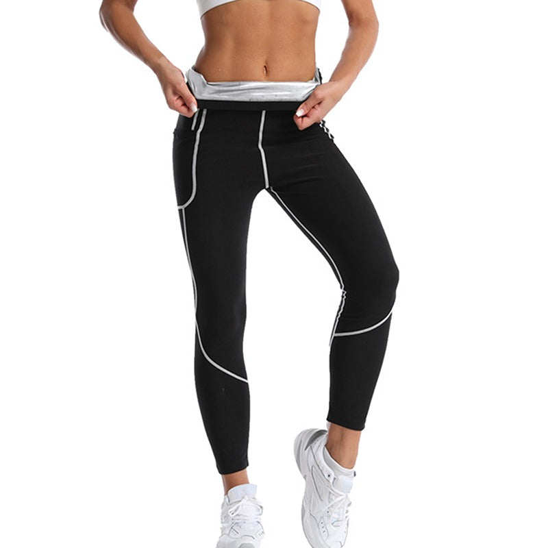 Ladies ribbed sport leggins