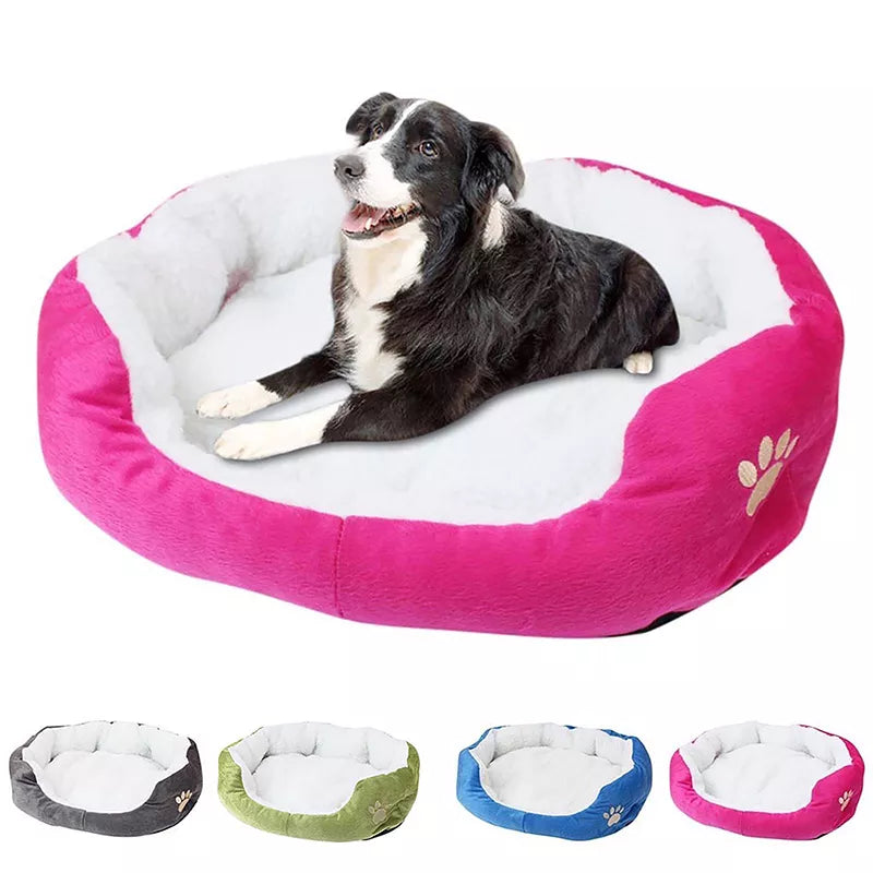 Pet Dog Bed House Warm Plush Dog Cushion Soft Puppy Kennel Sofa Washable Sleeping Nest Pet Bed Mats for Small Dogs Pet Products
