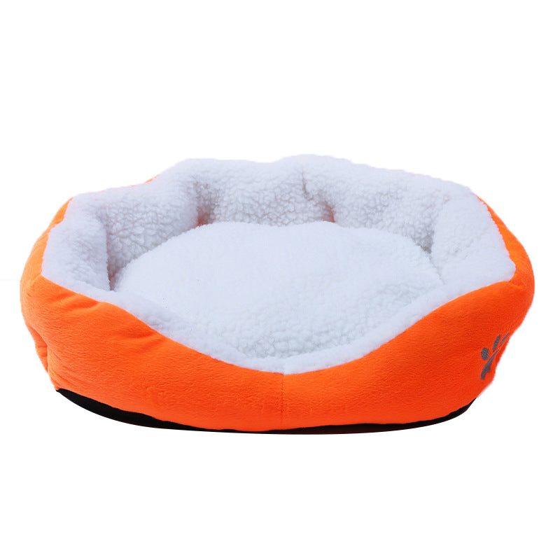 Pet Dog Bed House Warm Plush Dog Cushion Soft Puppy Kennel Sofa Washable Sleeping Nest Pet Bed Mats for Small Dogs Pet Products
