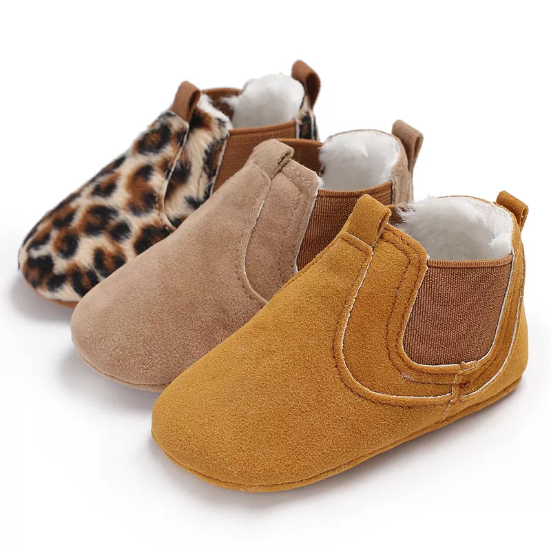 Leopard Print Kids Sneakers