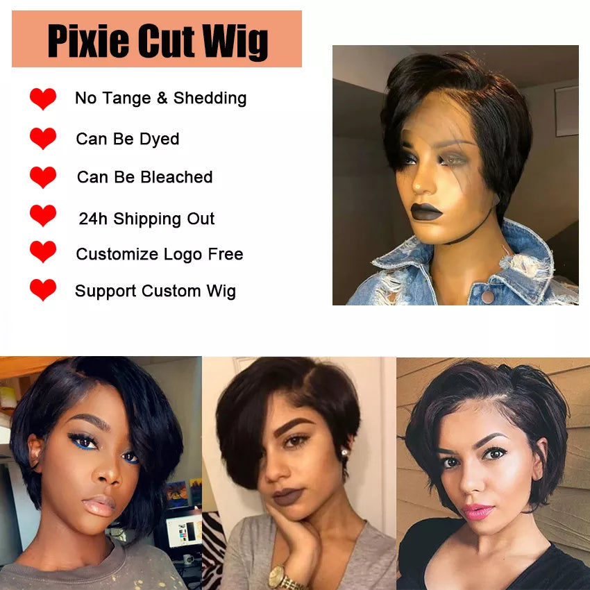 Short Peak Wig