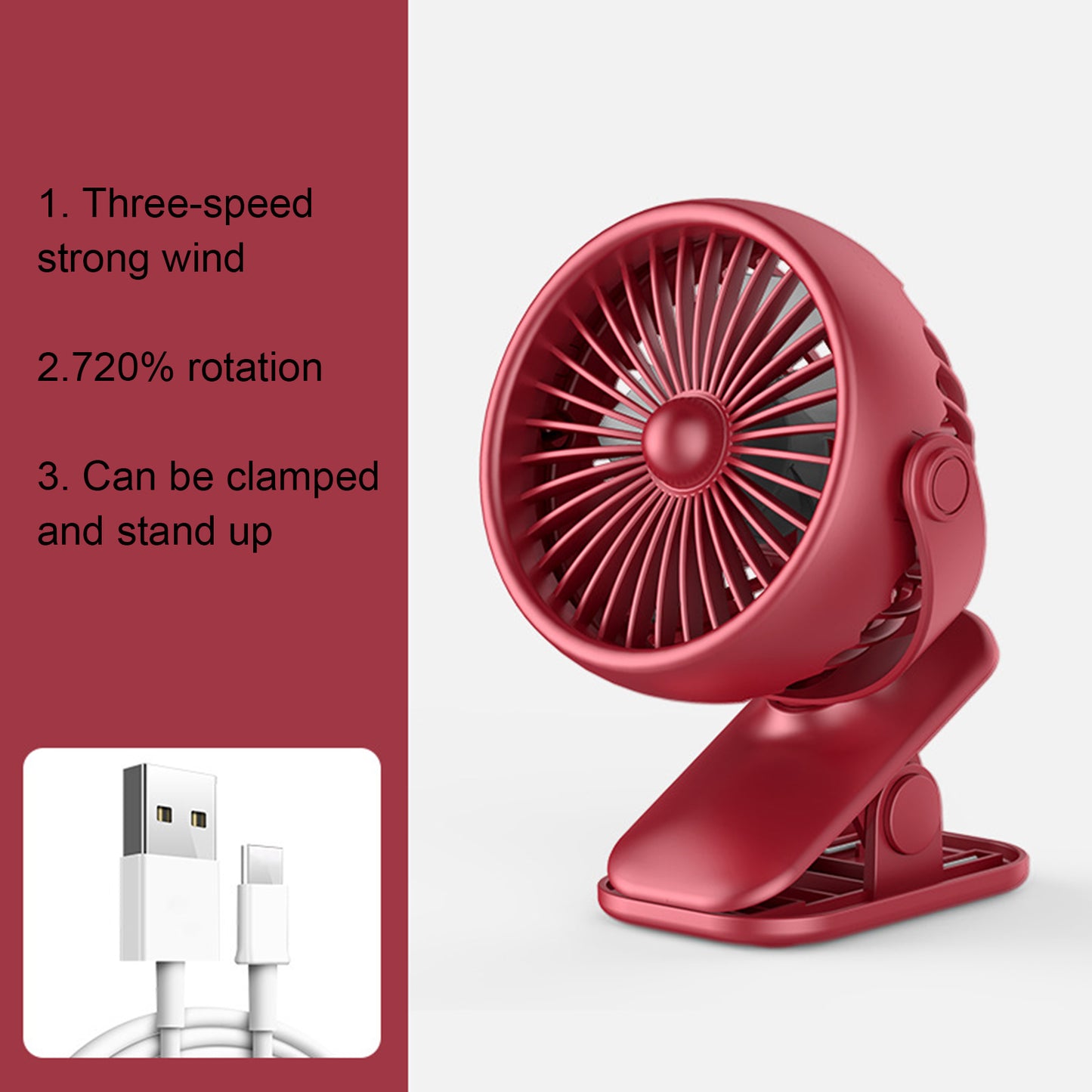 Mini USB Desktop Fan