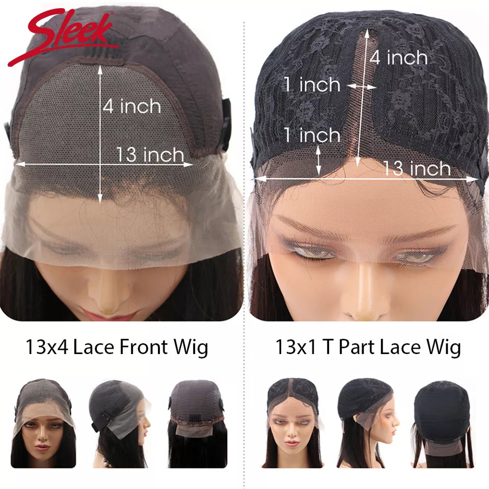 Peruvian 13x4 Lace Front Human Hair Wigs Straight T Part Human Hair Wigs For Black Women 13x6 Lace Frontal Wig 4x4 Lace Wigs