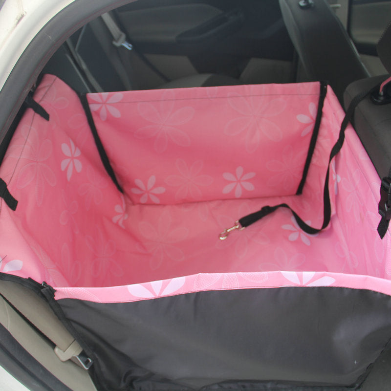 Dog Car Seat Cover Waterproof Dog Car Basket Pet Carrier For Cat Dogs Mats Folding Hammock Safety Travelling Car Seat Bag