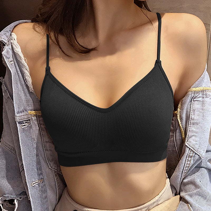 Womens Ribbed Sports Bra