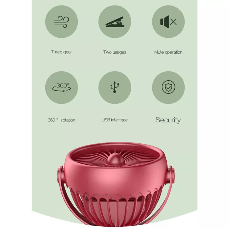 Mini USB Desktop Fan