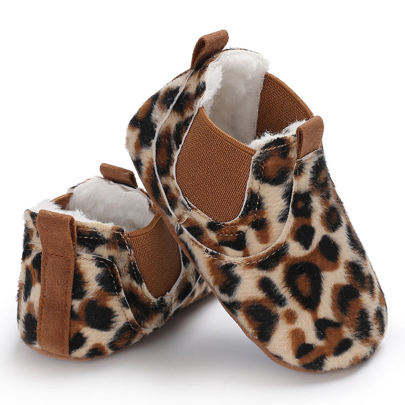 Leopard Print Kids Sneakers