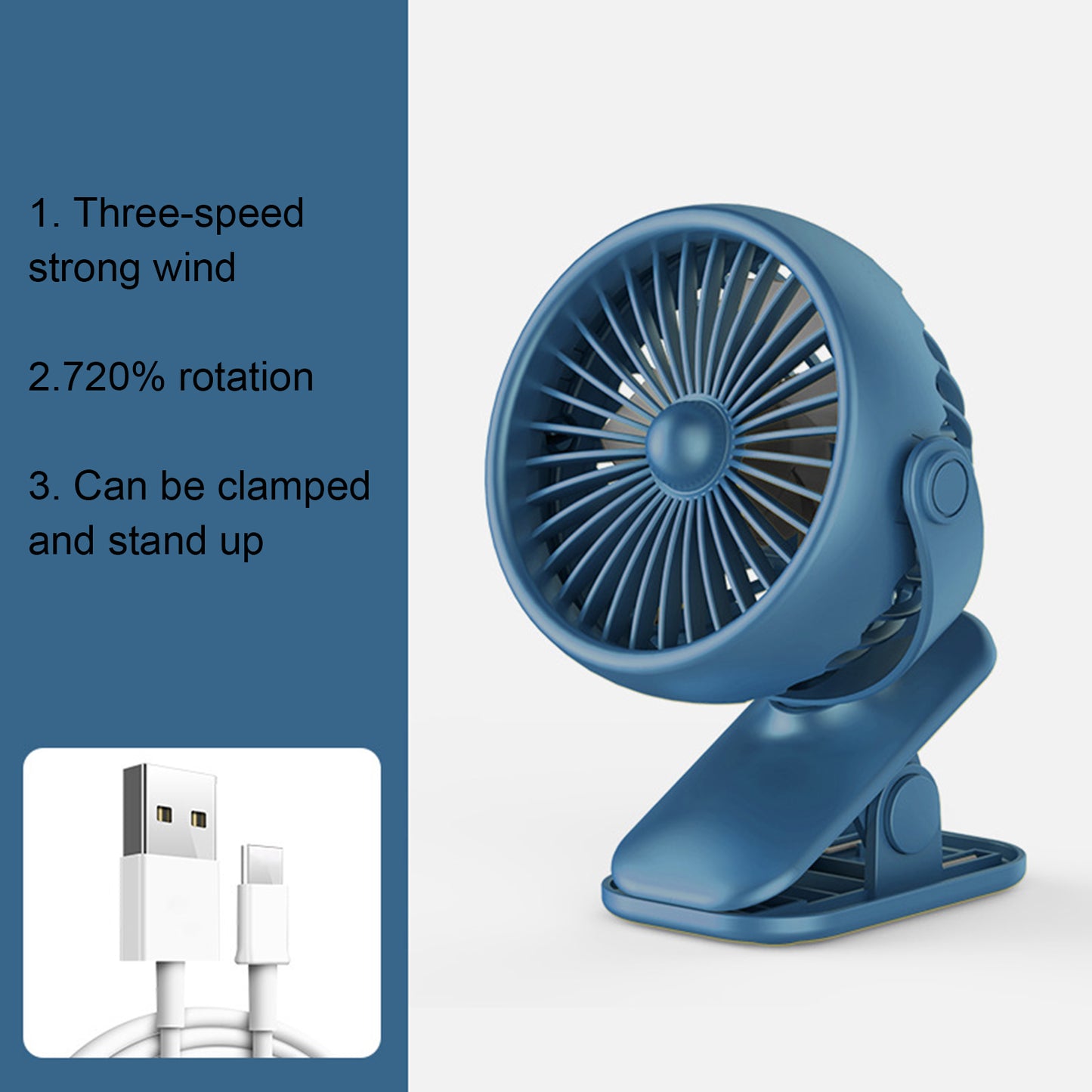 Mini USB Desktop Fan