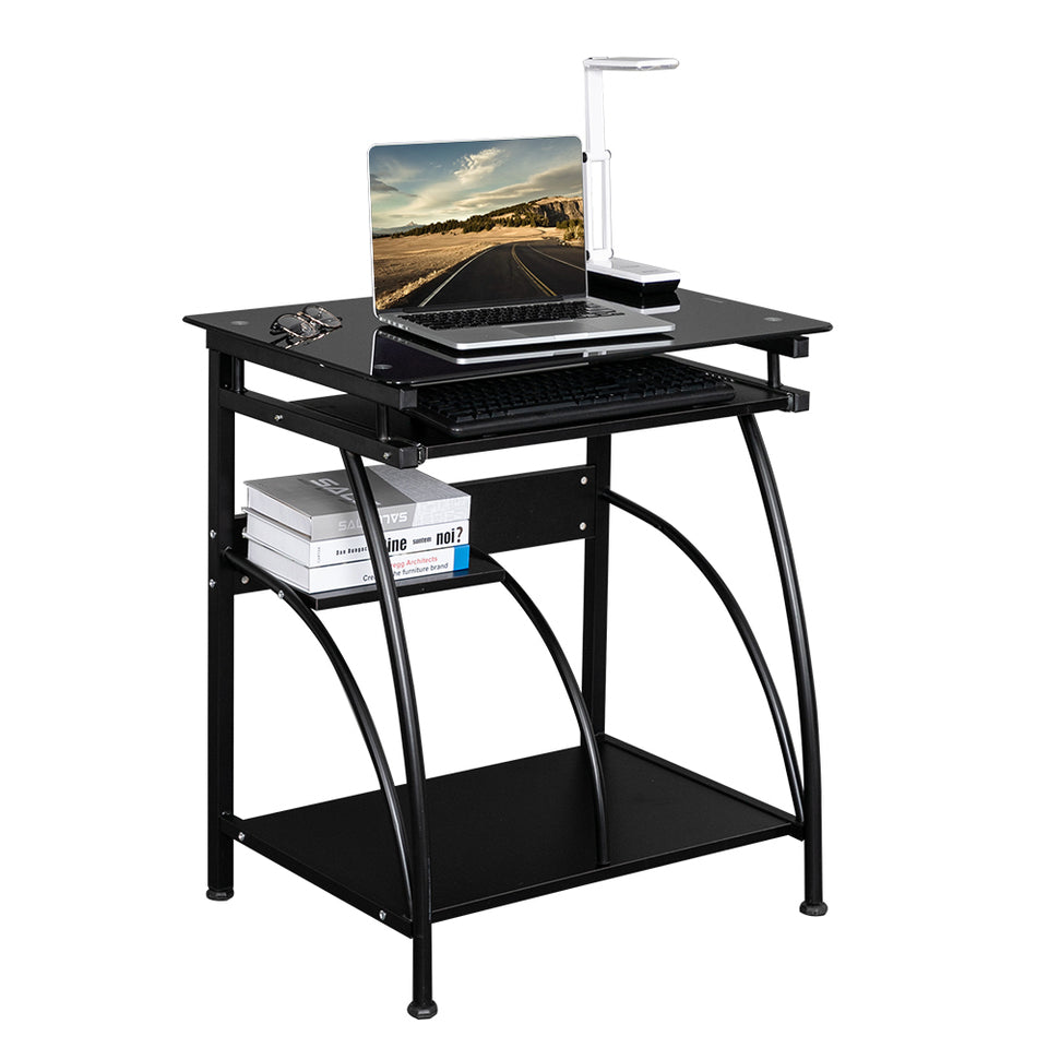 Tempered Glass Tablet Desk