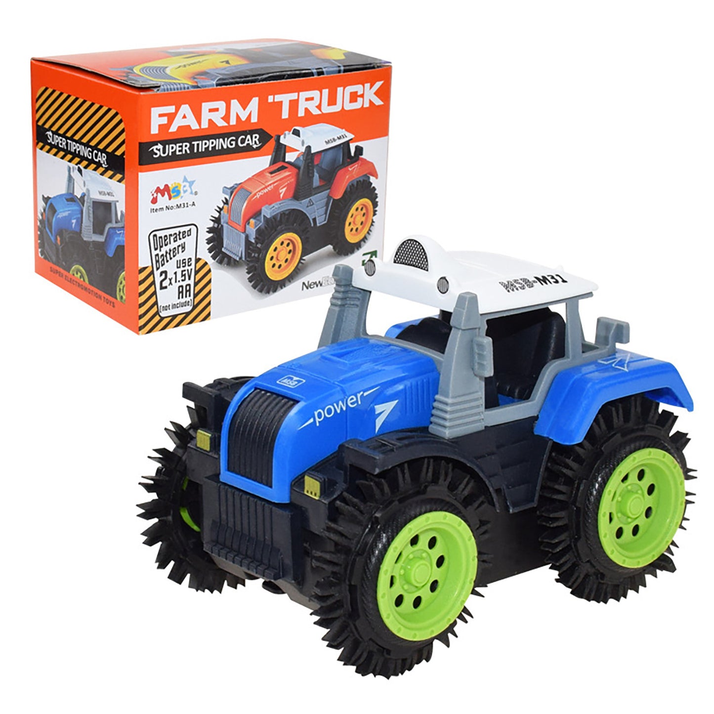 Stunt Electric Car Dumper Double Sided Tumbling Bucket Stunt Car Electric Toys 4WD Off-road Car Model Vehicle Toys For Kids