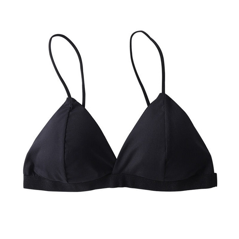 Sexy Bra Bandeau Crop Top Slim Spaghetti Strap Seamless Tube Top Backless Bralette Streetwear Lingerie Beauty Back Crop Tee