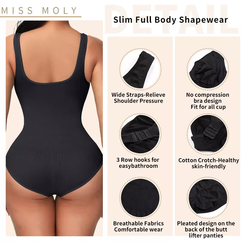 Womens Ribbed Body Suit