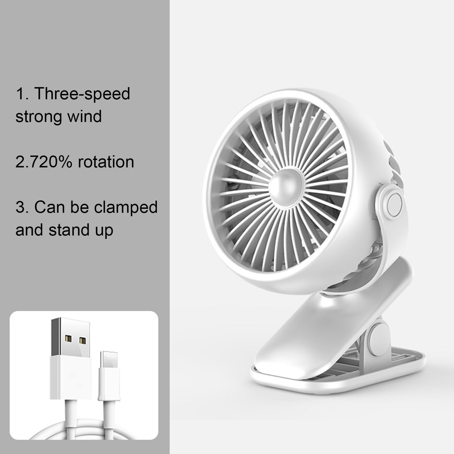 Mini USB Desktop Fan