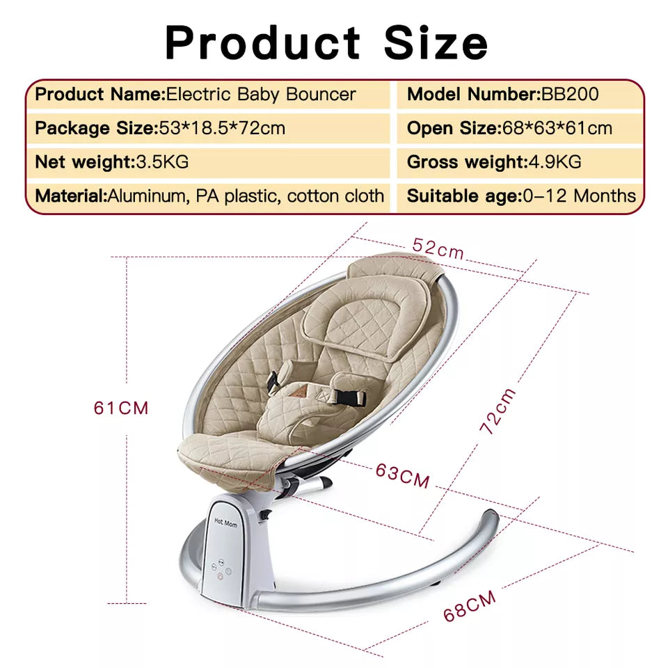 Mini Bluetooth Baby Bouncer