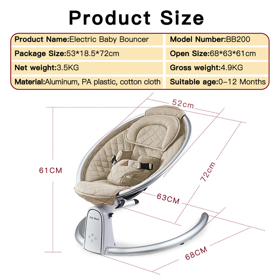 Mini Bluetooth Baby Bouncer