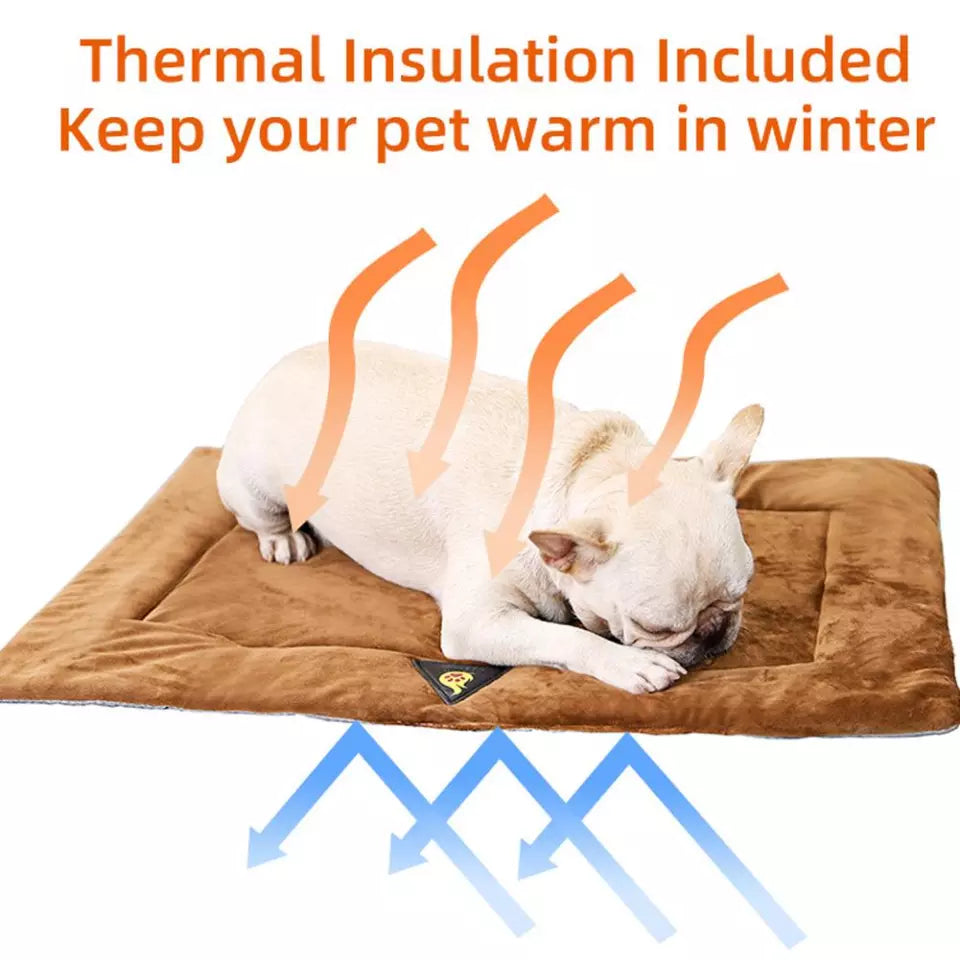 Pet Blanket Dog Bed Self Heating Pet Pads Dog Blanket Cat Bed Pet Thermal Mat Blanket Winter Thicken Warm Sleeping Beds For Pets