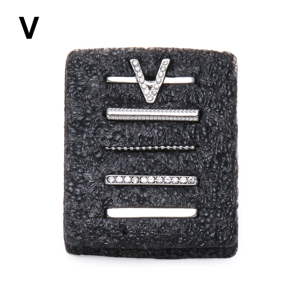 Decoration For Apple watch band Decorative Charms Diamond Jewelry iWatch/Galaxy watch 4/3 Bracelet silicone Strap Accessories