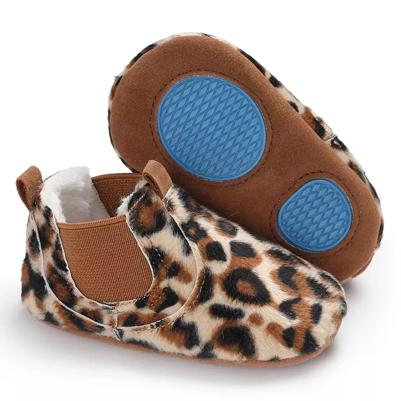 Leopard Print Kids Sneakers