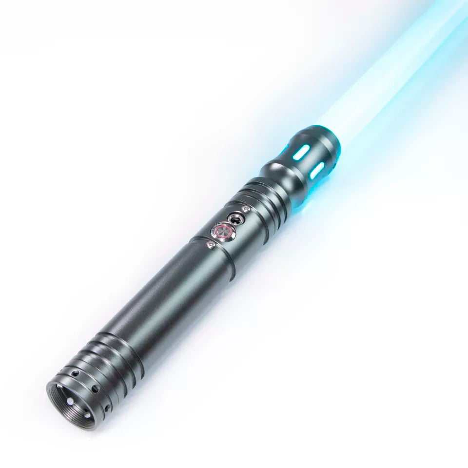 LGT Lightsaber -Metal Hilt FOC FX Heavy Dueling Light Saber Infinite Color Changing with 9 Sound Fonts Sensitive Smooth Swing