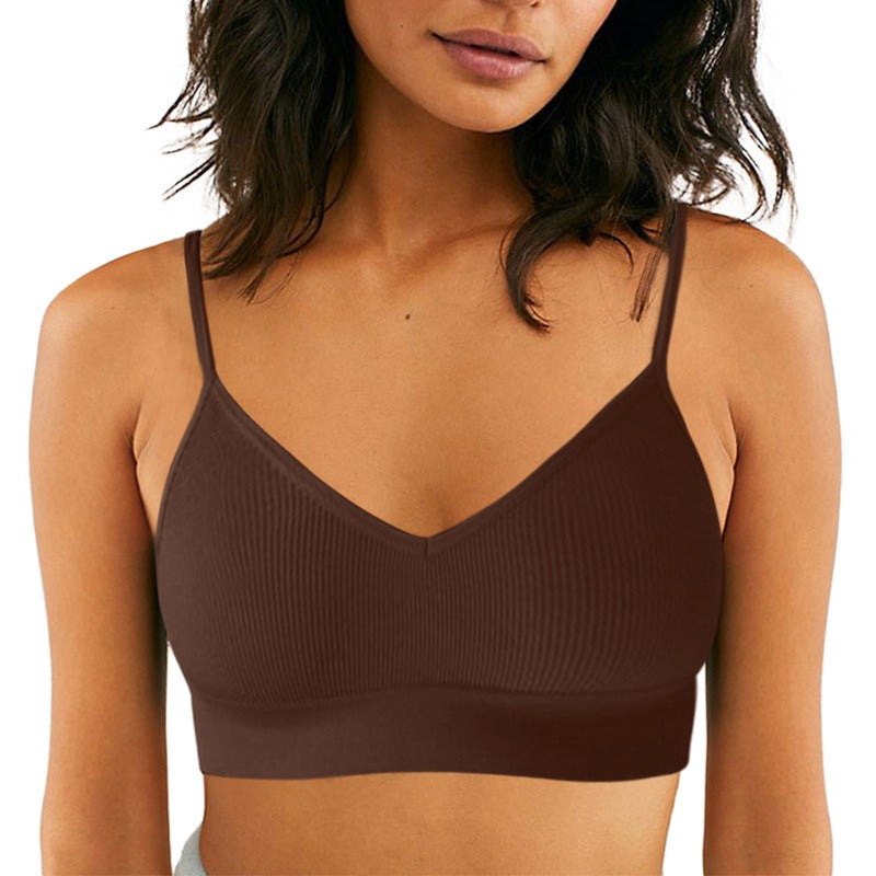 Womens Ribbed Sports Bra