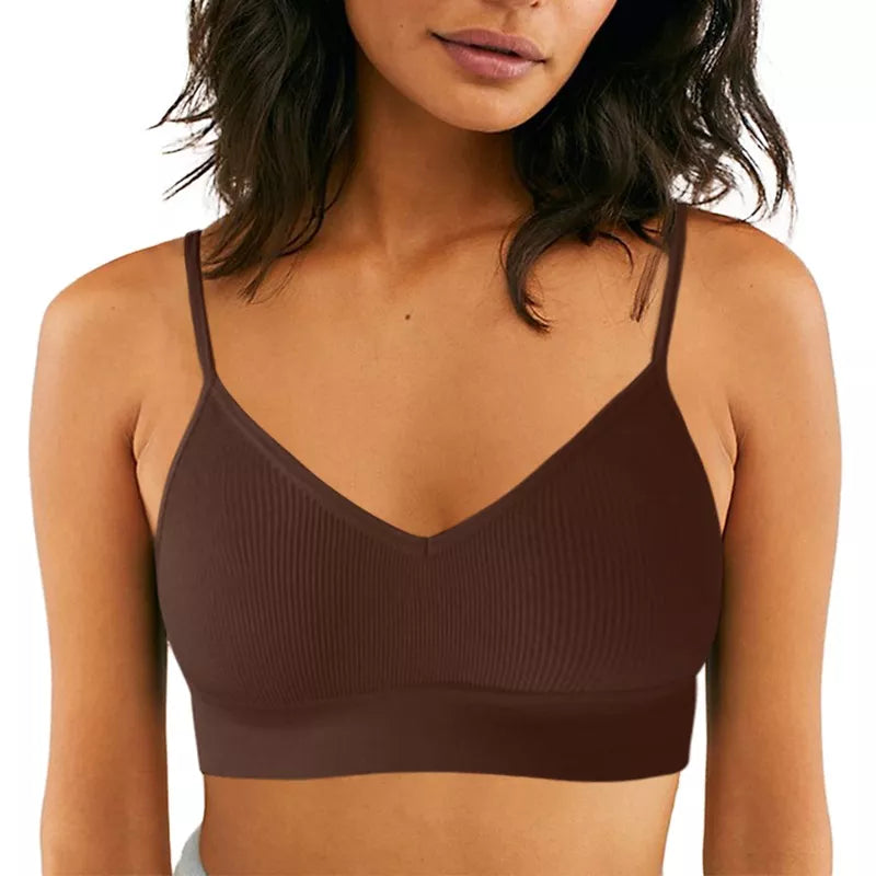 Womens Ribbed Sports Bra