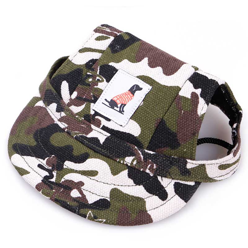 Dog Hat Summer shade puppy hats Cat  hat Visor Cap With Ear Holes Pet Products Outdoor Accessories Sun Hat