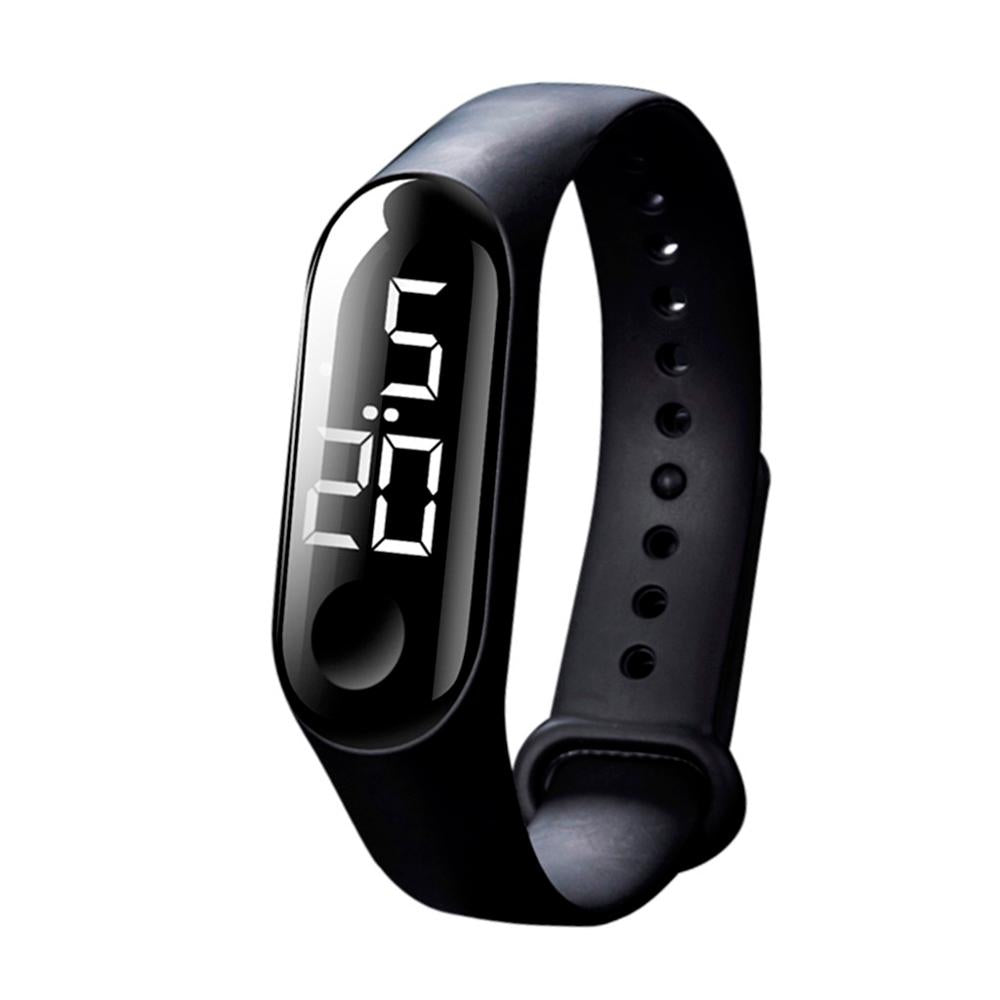 White Gold Digital Watch