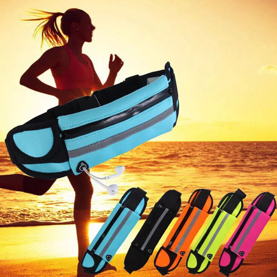 Running Waist Bag Belt Bag Multifunctional Waterproof Sports Pocket Pouch Belt Pack Non-slip Gym Sports Bags Cycling Phone bag