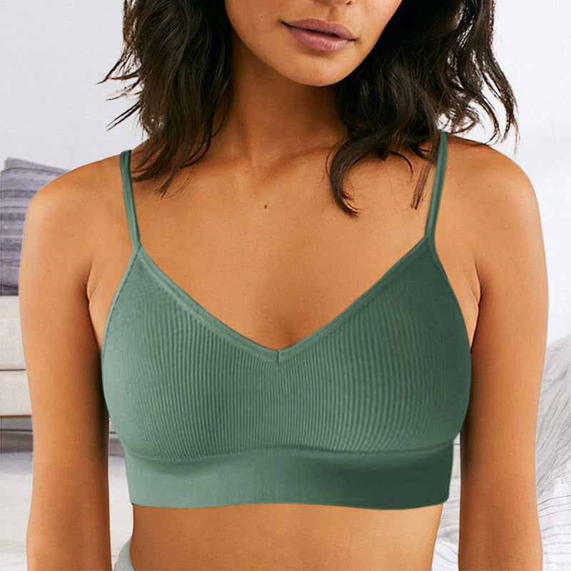 Womens Ribbed Sports Bra