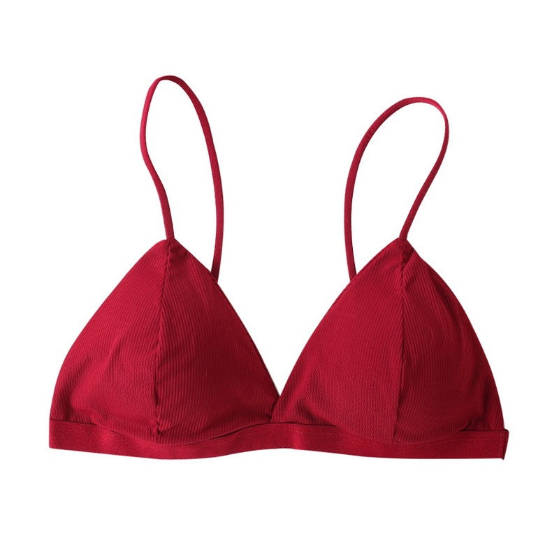 Sexy Bra Bandeau Crop Top Slim Spaghetti Strap Seamless Tube Top Backless Bralette Streetwear Lingerie Beauty Back Crop Tee