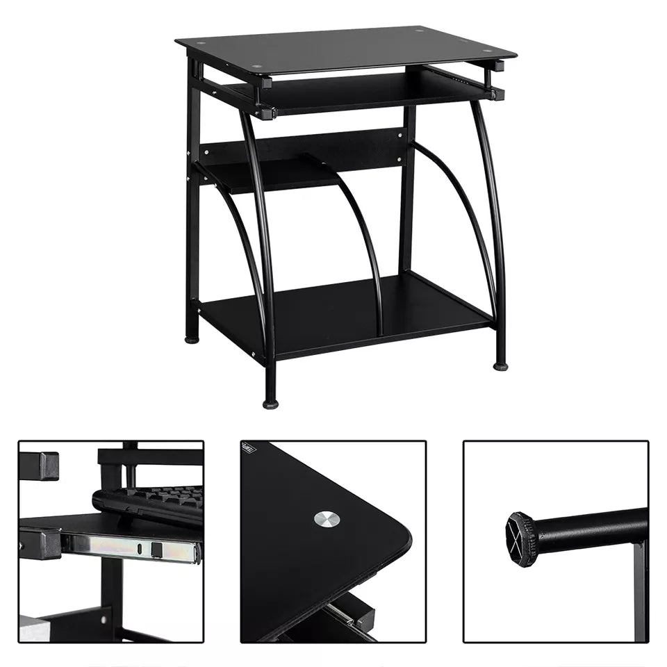 Tempered Glass Tablet Desk