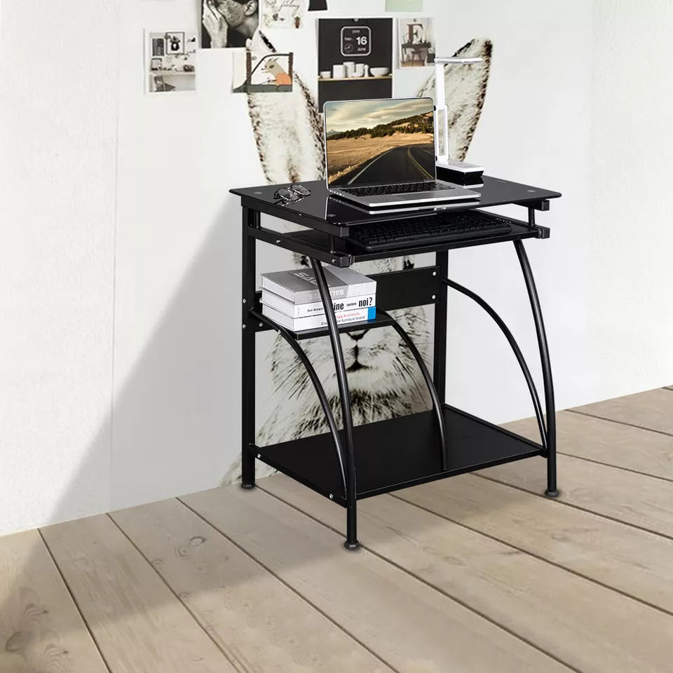 Tempered Glass Tablet Desk