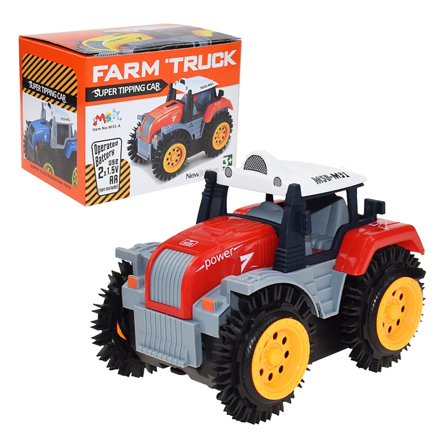 Stunt Electric Car Dumper Double Sided Tumbling Bucket Stunt Car Electric Toys 4WD Off-road Car Model Vehicle Toys For Kids