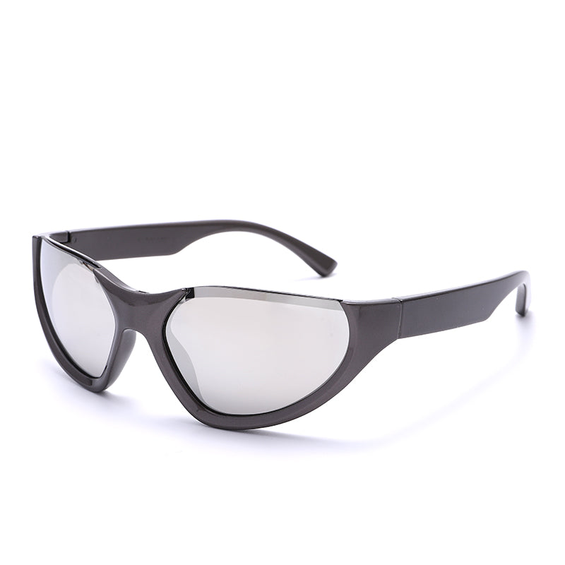 Mirror Round Clear Glasses