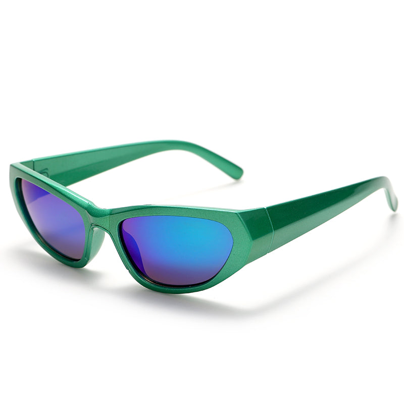 Mirror Round Clear Glasses