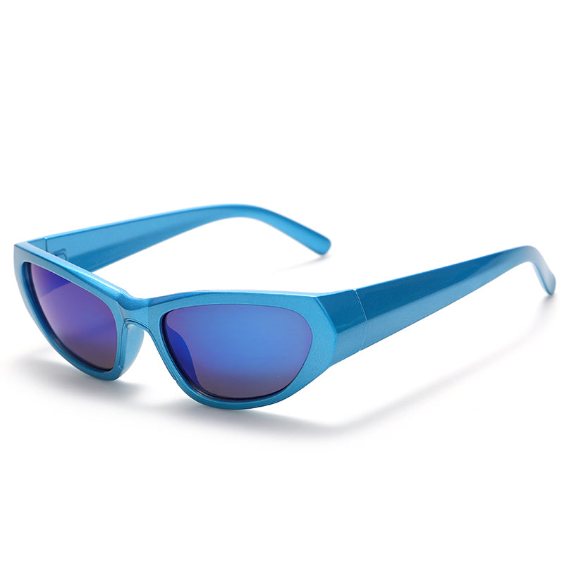 Mirror Round Clear Glasses