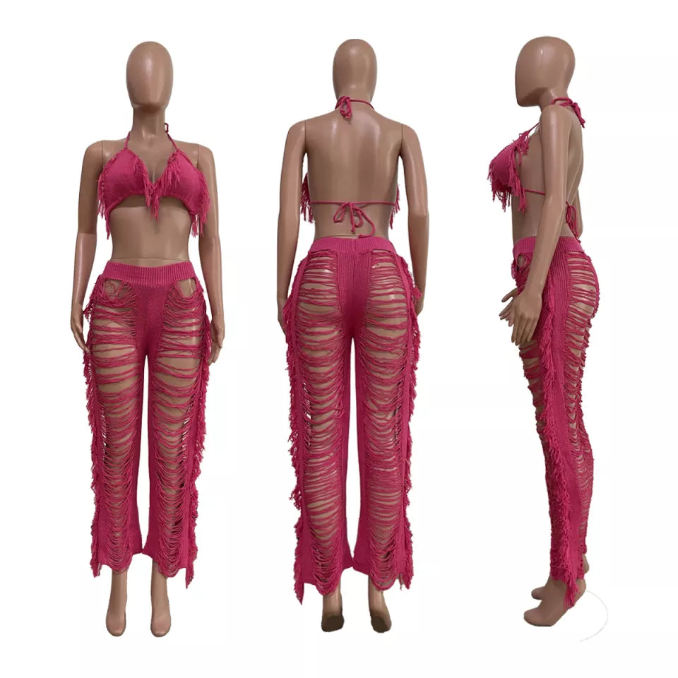 Womens Goose Neck Two Piece