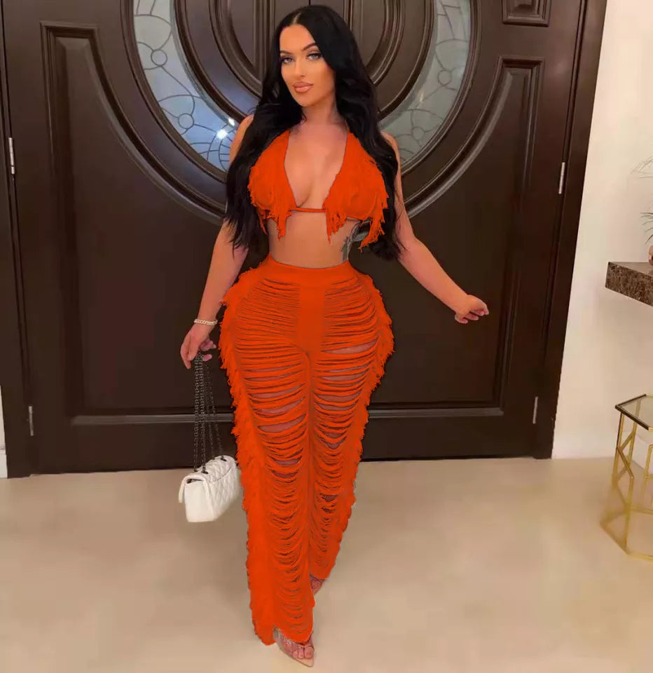 Womens Goose Neck Two Piece