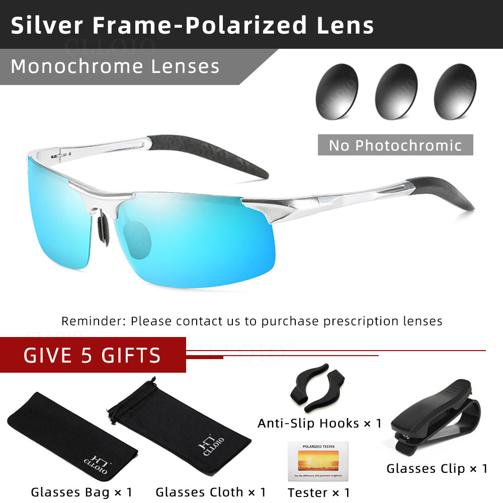 Polarized Round Clear Glasses