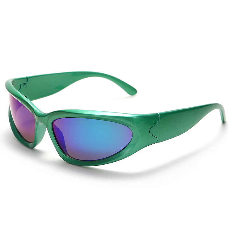 Mirror Round Clear Glasses
