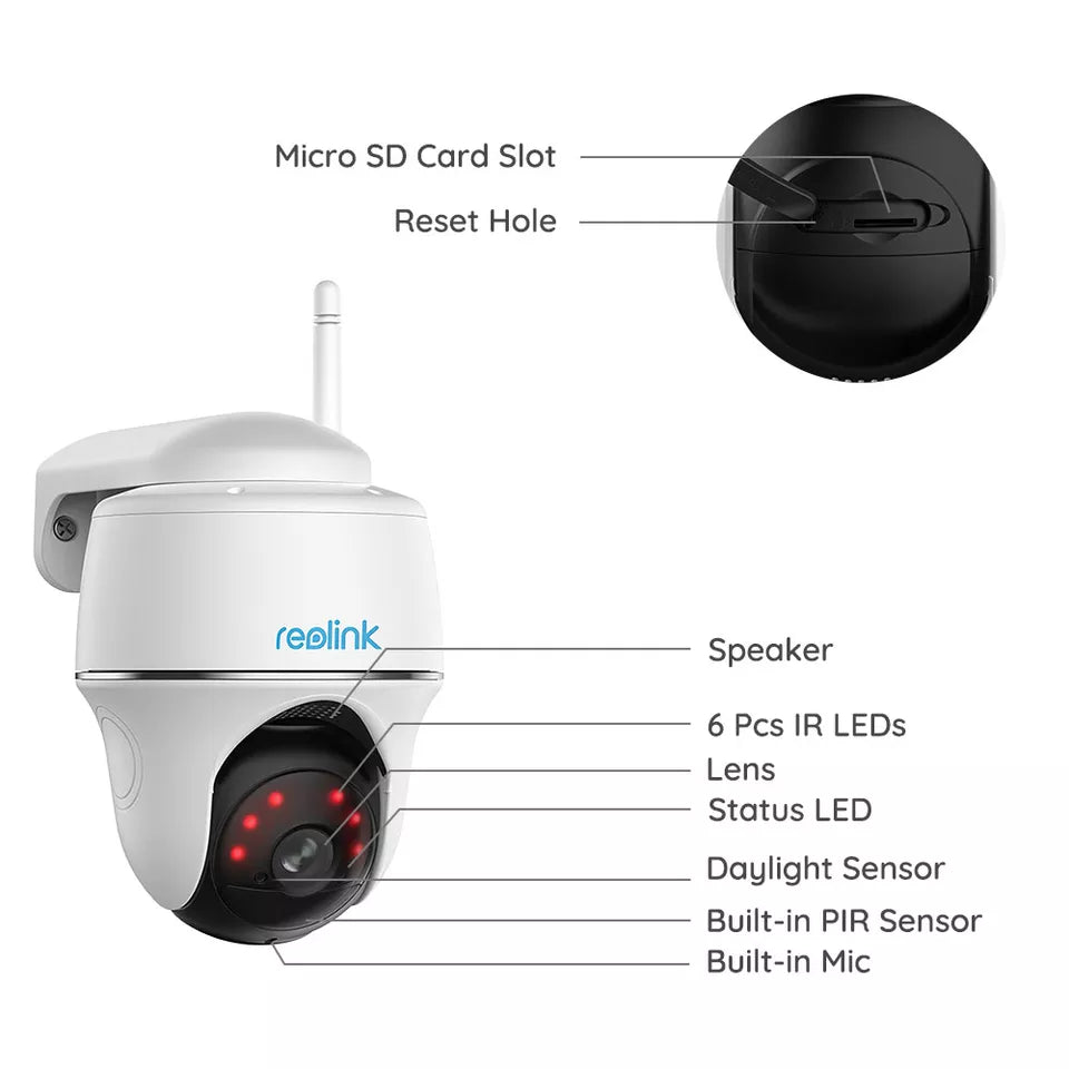 Portable WiFi Rechargeable Security Camera