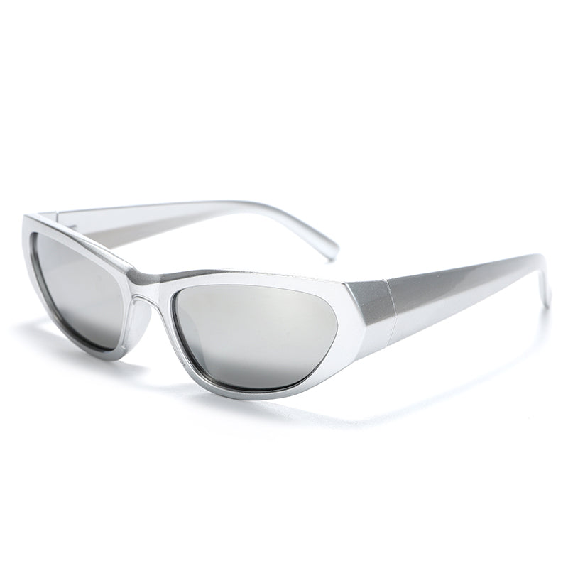 Mirror Round Clear Glasses