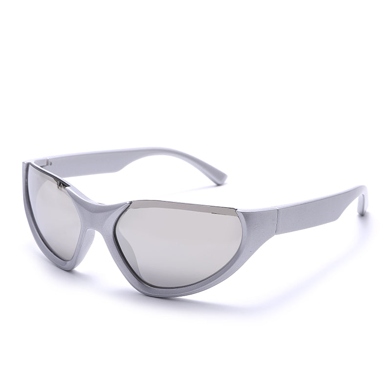 Mirror Round Clear Glasses