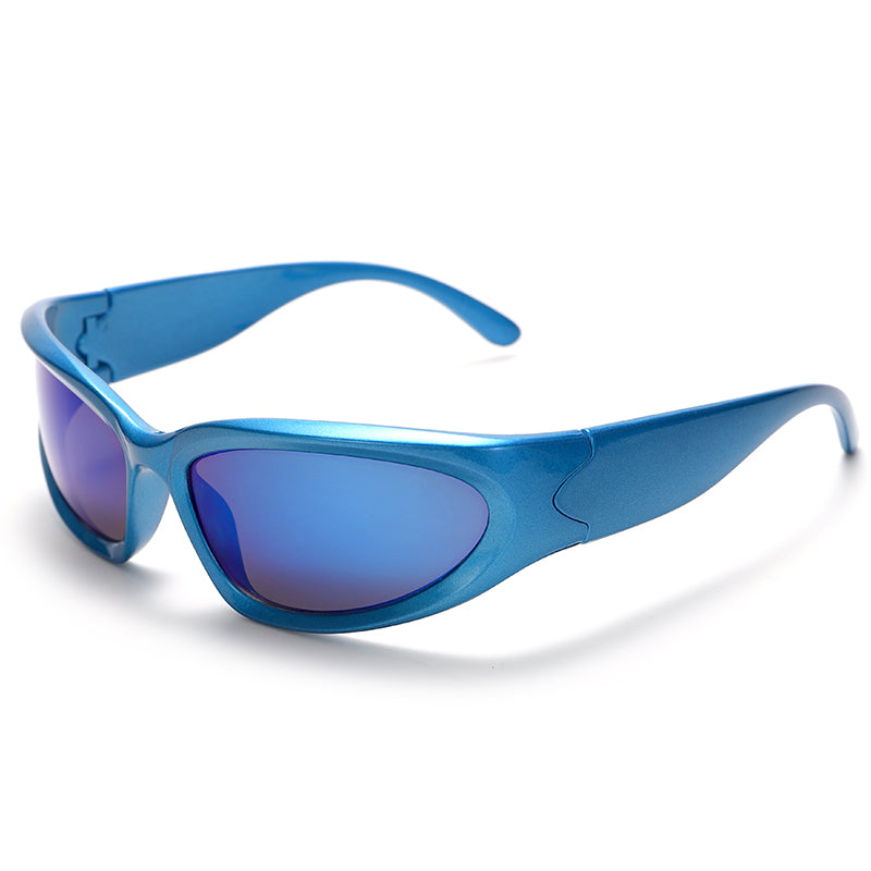 Mirror Round Clear Glasses