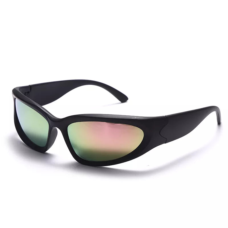 Mirror Round Clear Glasses