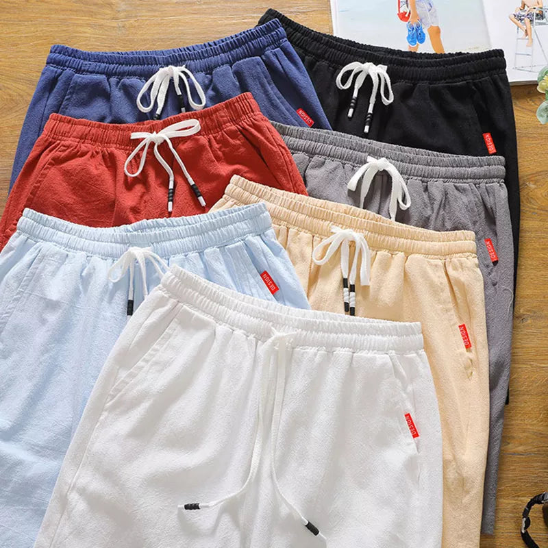 Mens Block Color Basic Short Beach Tee