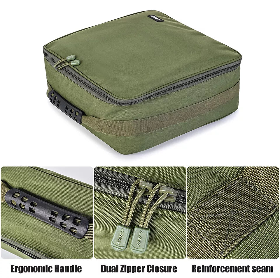 Fishing Reel Storage Bag Fishing Tackle Pack for Spinning Fishing Reels Fishing Tackle Gear Carrying Case