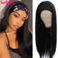 Synthetic Headband Wig Highlight Wig P27/33 Mixed Ombre Honey Blonde Straight Wigs Daily Party Cosplay Wig Heat Resistant Fiber